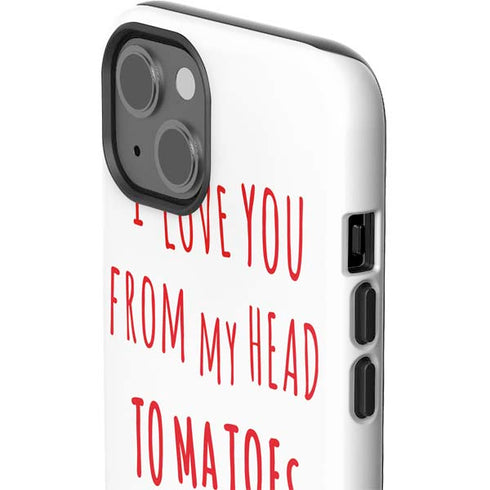 From My Head Tomatoes iPhone 15 Impact Case